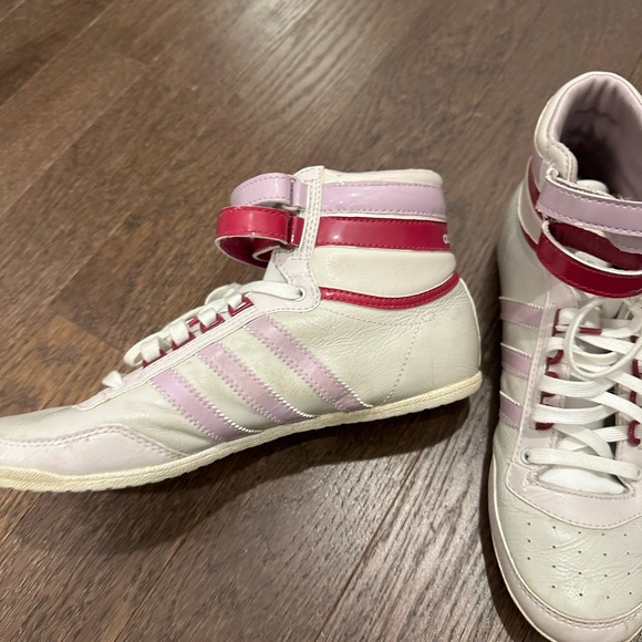 Adidas high tops. Worn only a couple times. - Picture 3 of 3